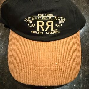 Ralph Lauren Black and Tan Baseball Cap